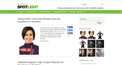 Desktop Screenshot of herbalifespotlight.com